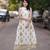 White & Yellow Floral Printed Cotton Co-ord Set for Women