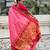 Pink paithani silk zari weaving saree with contrast blouse piece