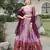 Parrot Color Silk Kalamkari Zari Weaving Border Lehenga Choli With Unstitched Blouse