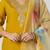Yellow roman silk kurti pent dupatta set