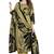 Green color crepe silk printed women unstitched dress material