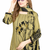 Green color crepe silk printed women unstitched dress material