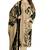 Beige color crepe silk printed women unstitched dress material