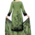 Green  color crepe silk printed women unstitched dress material