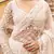 White color Sequins Embroidery work Mono Net Saree