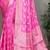 pink silk saree with zari weaving butta