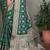 green silk saree with zari weaving butta