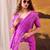 Elegant crepe weaving saree for special occasions