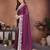 Entrancing wine rangoli silk embroidery zari work indian bollywood saree