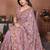 Enticing pink vichitra silk embroidery multi chain work indian designer traditional saree