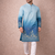 blue rayon cotton zari weaving designer kurta pajama