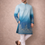blue rayon cotton zari weaving designer kurta pajama
