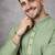 pista green jacquard linen silk kurta pajama set for men