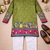 pista color patola print dola silk kurta pajama set