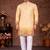yellow rayon cotton zari weaving kurta pajama