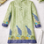 pista green patola foil print dola silk kurta pajama set for men | wedding & festive wear