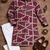 wine multicolour foil print cotton kurta pajama set for men | trendy ethnic outfit