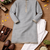 grey color linen silk jacquard weaving kurta pajama set