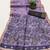 Lavender muga cotton meenakari & azarakh pallu saree with contrast blouse