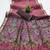 Mauve muga cotton meenakari & azarakh pallu saree with contrast blouse