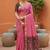 Pink muga cotton meenakari & azarakh pallu saree with contrast blouse