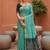 Sky blue muga cotton meenakari & azarakh pallu saree with contrast blouse