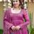dusty rose embroidered crunchy silk party wear sharara set