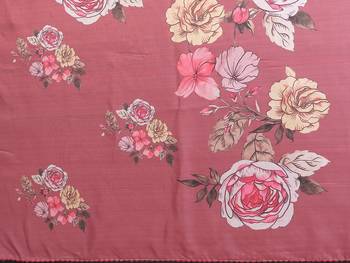 peach kalamkari digital print manipuri silk saree with arka border 5