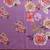 Purple manipuri silk kalamkari digital print saree with arka work border