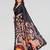 Black manipuri silk kalamkari digital print saree with mirror work border
