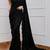 Black Color Sequence Embrodery Work Georgette Saree