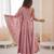 Baby Pink Color Roman Silk Embroidery Work  Party Wear Gown