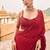 Red Color  Sequins & Multy Embroidery work Georgette Saree