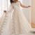 White Color Roman Silk Embroidery Work  Party Wear Gown