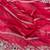 rani pink georgette saree with thread mirror work