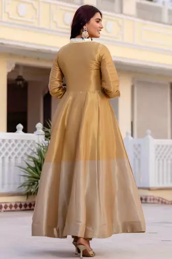 multicolor banarasi viscose salwar kameez with sequins work