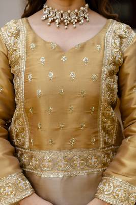 multicolor banarasi viscose co ord set with embroidery 6
