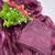dark plum silk saree with 3mm sequins embroidery