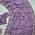 Purple Color Thread Embroidery And Sequins Work  Vichitra Silk  Saree