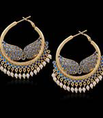Beautiful Chandbali Type Hoop Hangings