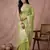Green cotton saree with blouse