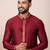Maroon designer festive wear jacquard kurta-pajama