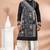 Black designer festive wear viscose kurta-pajama