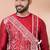 Red designer festive wear viscose kurta-pajama