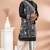 Black designer festive wear viscose kurta-pajama