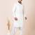 White designer festive wear viscose pathani-suits