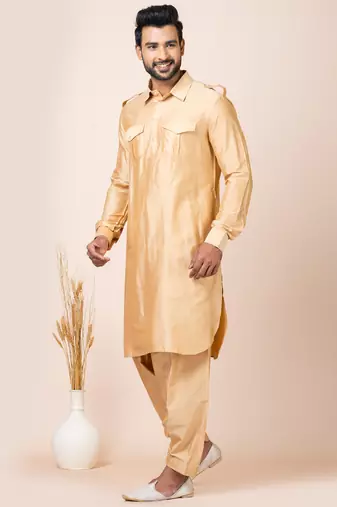 Chiku designer festive wear viscose pathani-suits