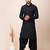 Black designer festive wear viscose pathani-suits