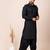 Black designer festive wear viscose pathani-suits