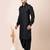 Black designer festive wear viscose pathani-suits